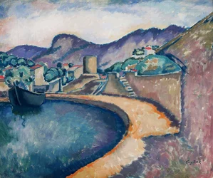 Paysage côtier dans le sud